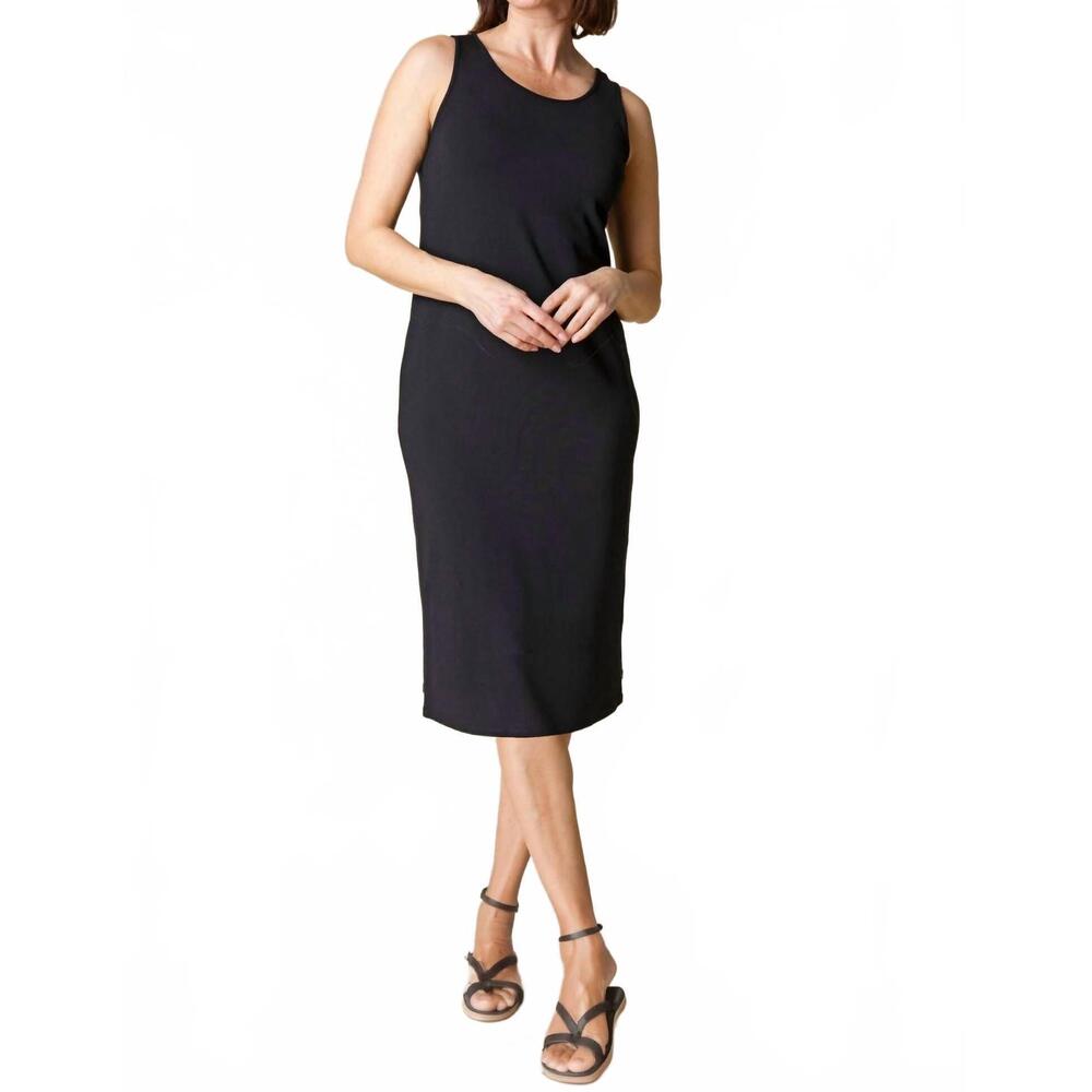 NEW HABITAT everything short dress in black